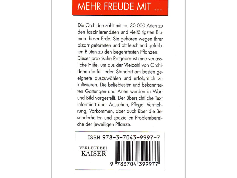 KAISER - Mehr Freude mit Orchideen