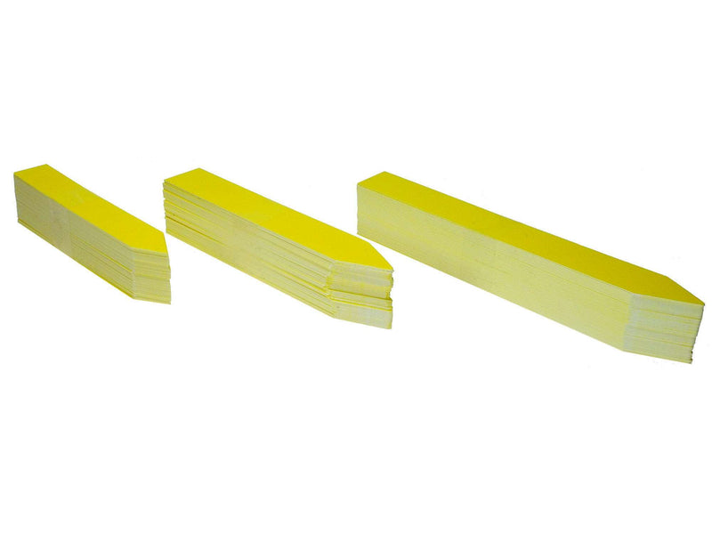 Stecketiketten gelb,  80mm