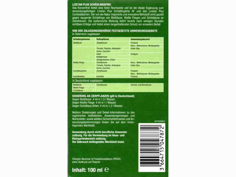 PROTECT GARDEN Lizetan® Plus Schädlingsfrei 100ml (konz.)