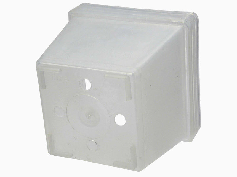 Rechtecktopf transparent  6cm