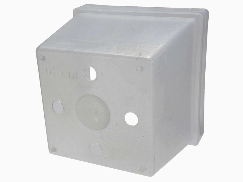 Rechtecktopf transparent  9cm