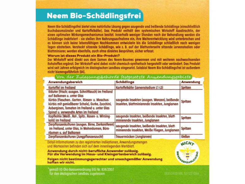 SOLABIOL Neem Bio-Schädlingsfrei (konz.)